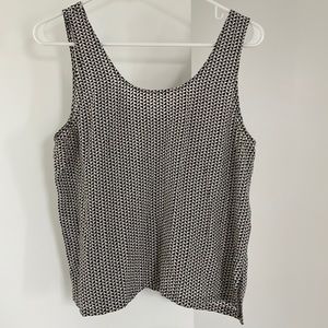 Madewell silk patterned tank